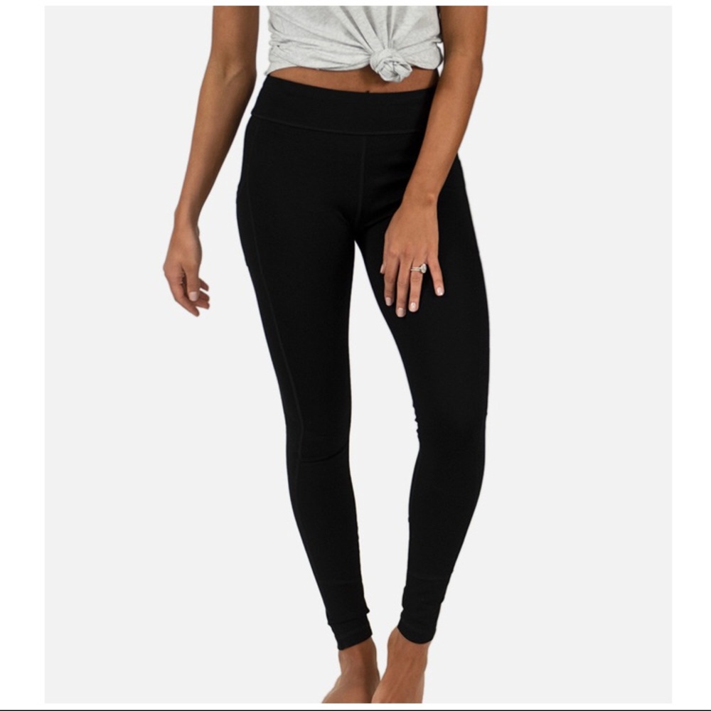 Cariloha Bamboo Pieced Athletic Leggings